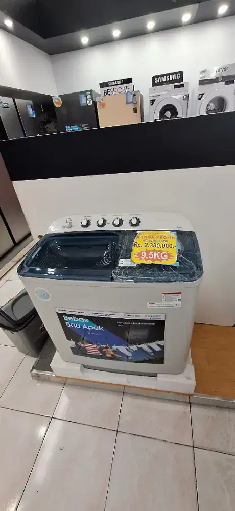 CREDIT MESIN CUCI SAMSUNG 9.5 KG BUNGA HINGGA 0%