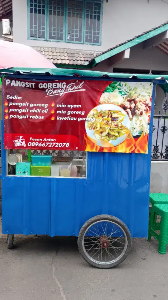 Gerobak semi kontainer