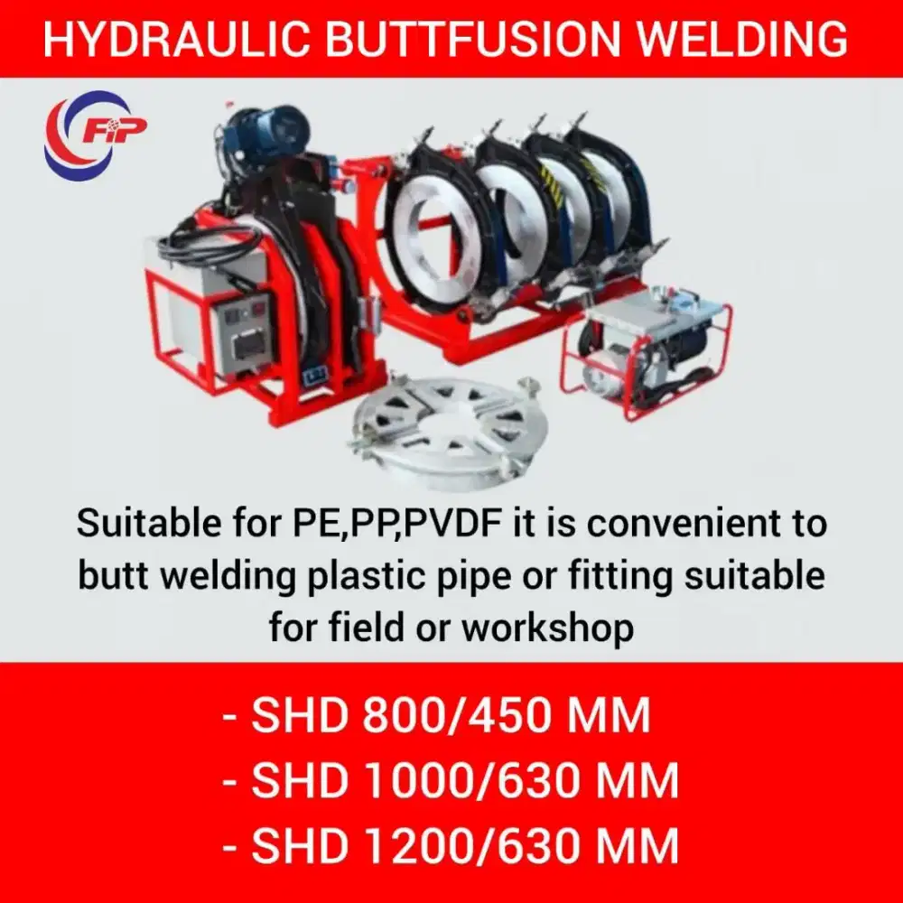HYDRAULIC BUTTFUSION WELDING 450/630
