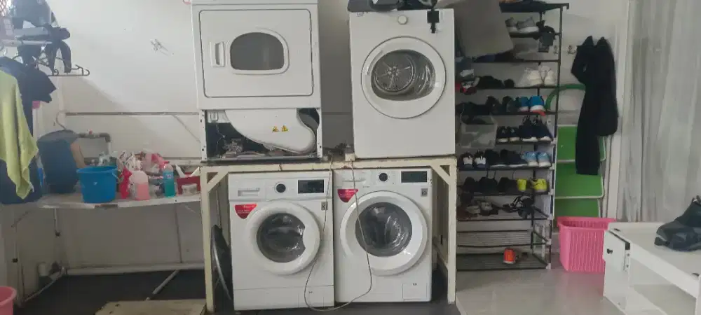 Mesin cuci mesin pengering DRYER LG BEKO SPEEDQUEEN