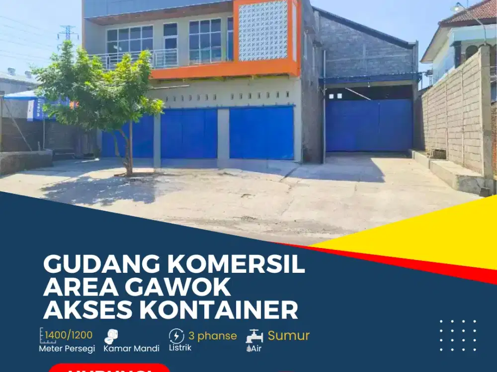 Gudang Komersil Area Gatak Sukoharjo