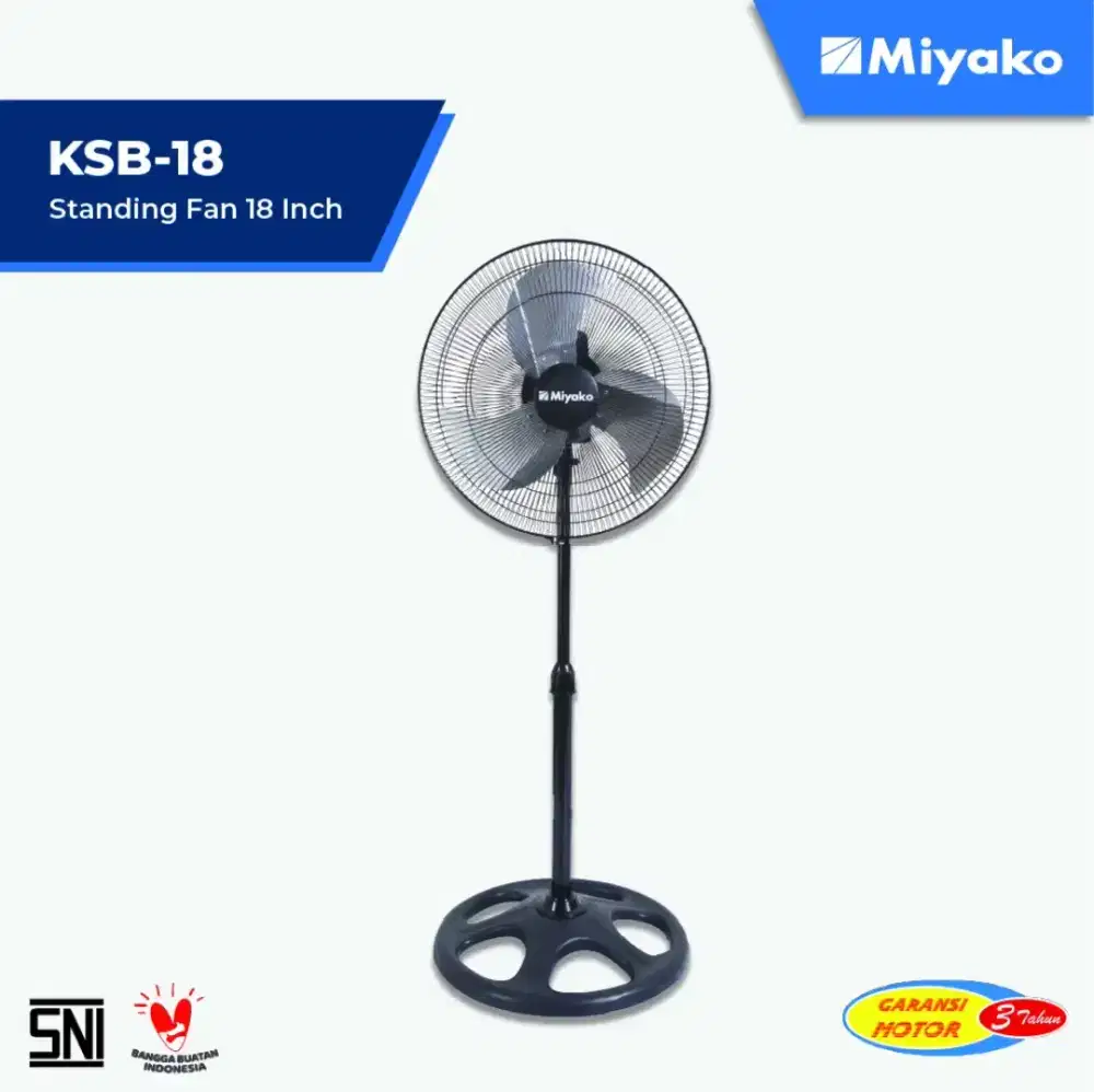 KIPAS ANGIN MIYAKO KSB18  ( STAND 18IN )
