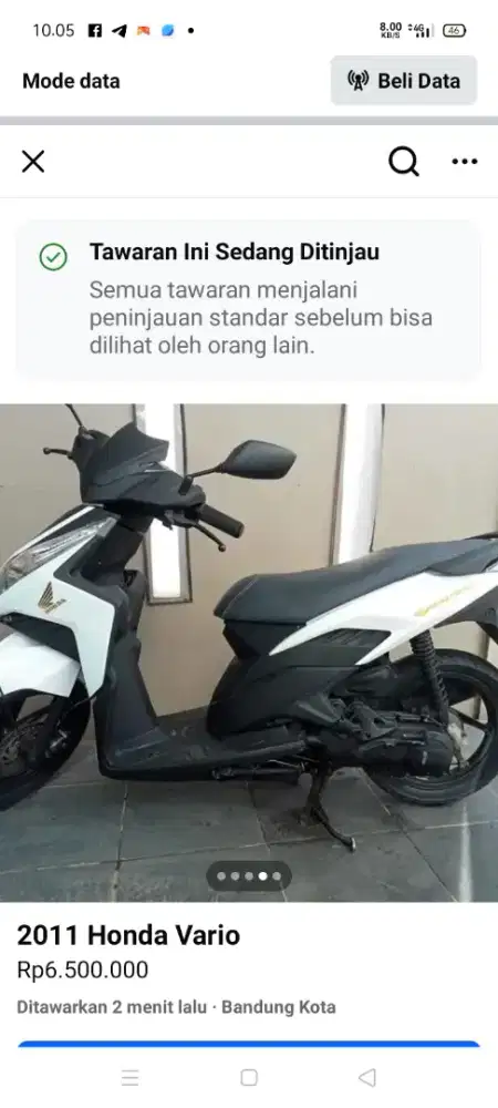 Bismillah..JUAL HONDA VARIO TECHNO 2011.