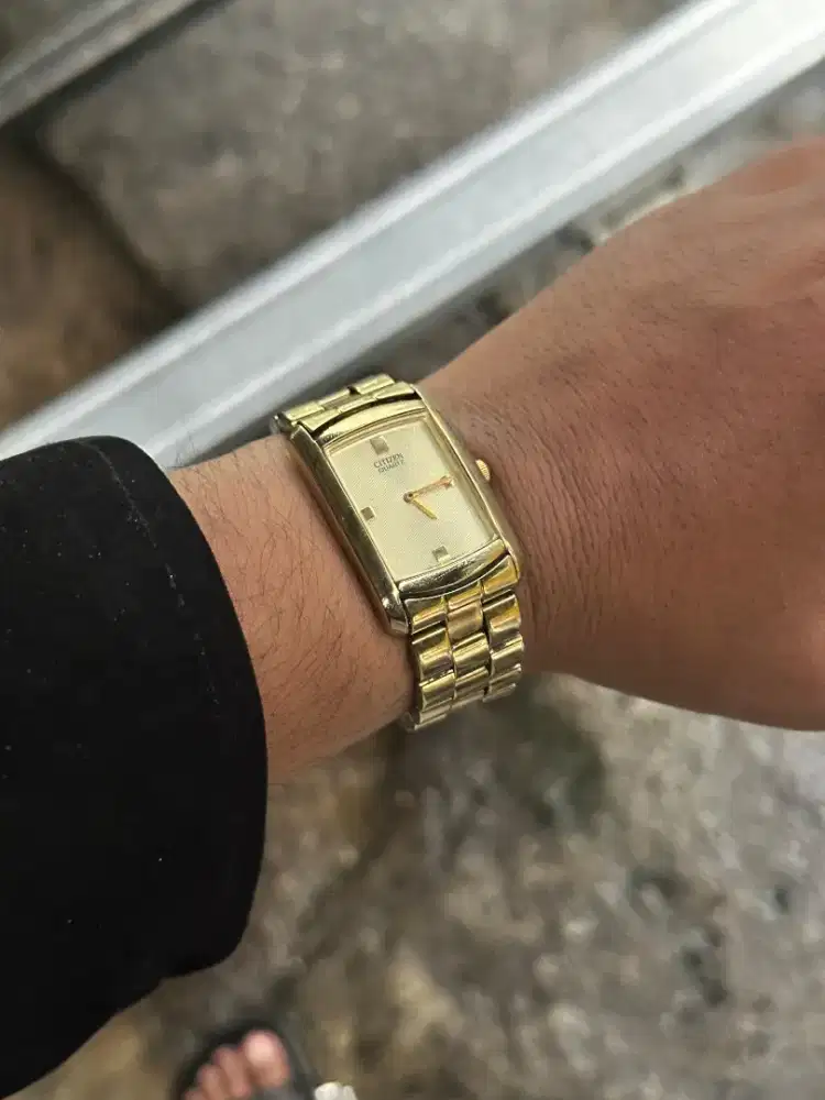 Jam tangan citizen vintage dual jarum