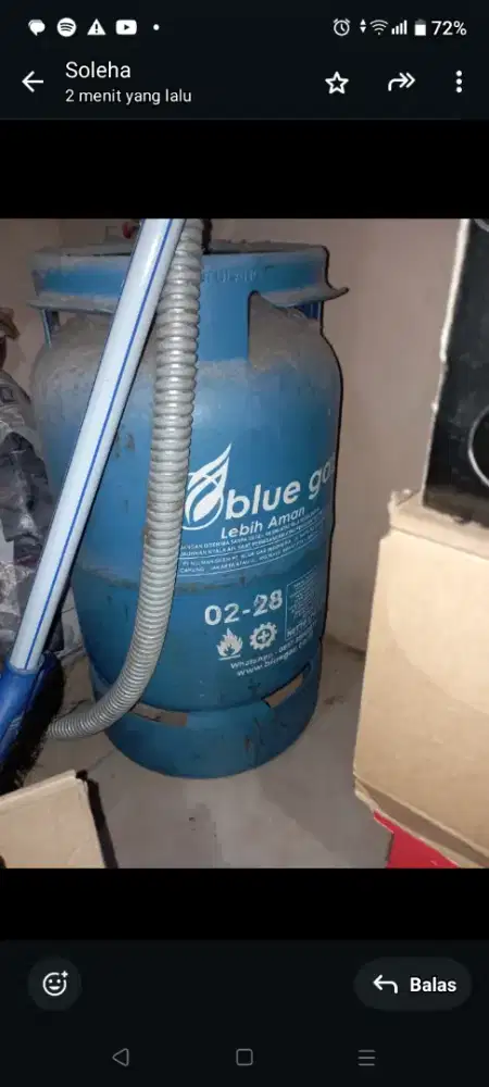 Di jual tabung blue gas plus regulator