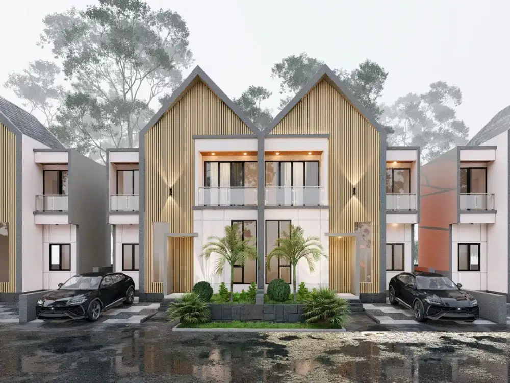 Hunian dalam Cluster dengan View Pegunungan di Sleman Barat