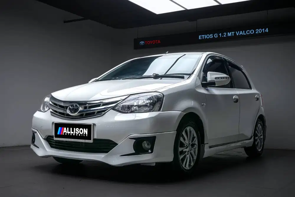 [TDP 8,9 JT, LOW KM] Toyota Etios Valco 1.2 G Hatchback MT 2014 Putih