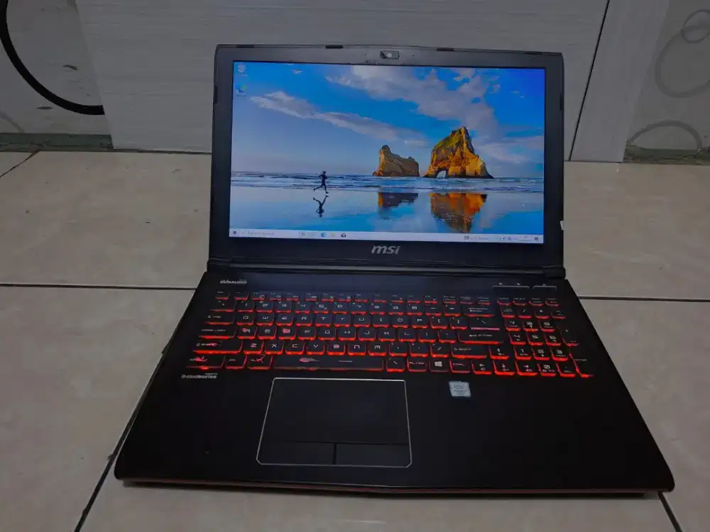 Laptop MSI GE62 6QD - CORE I7 VGA Nvidia GTX -Keyboard Backlight -GRES