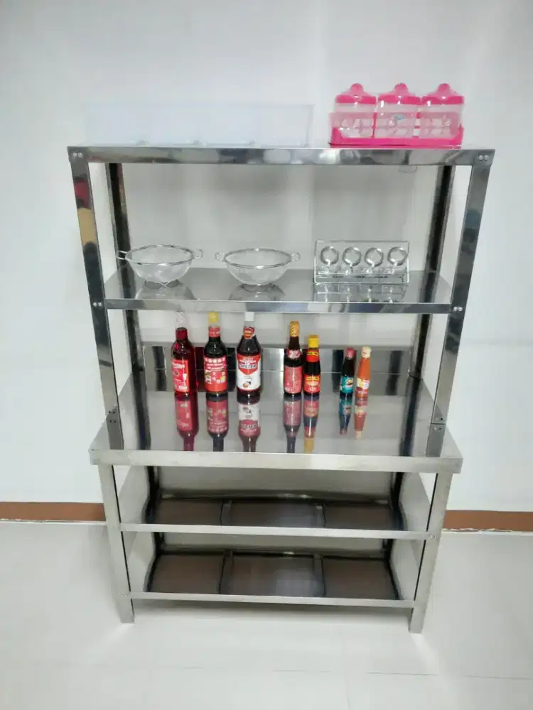 MEJA SUSUN STAINLESS