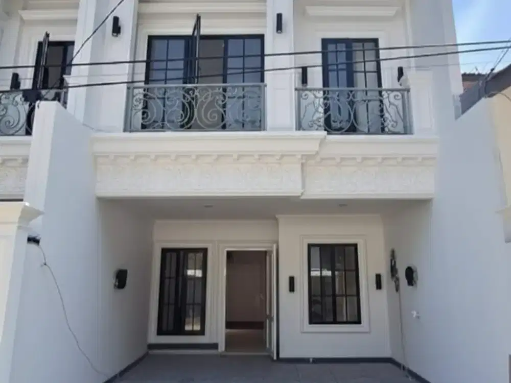 brand new rumah semi furnished di sunter bagus