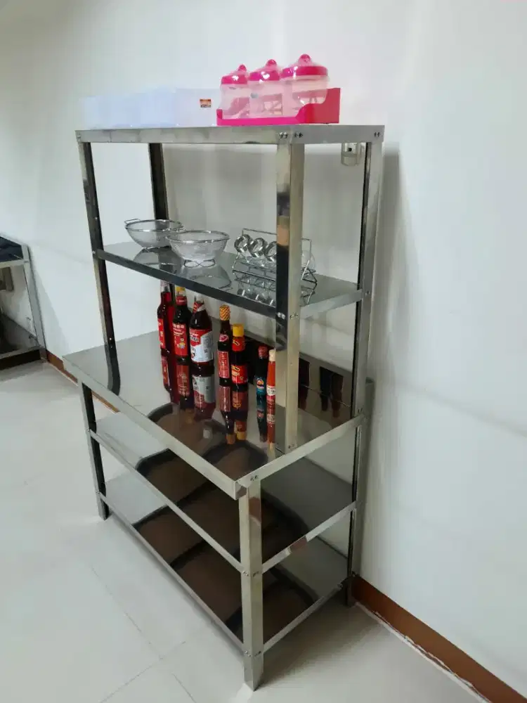 MEJA SUSUN STAINLESS