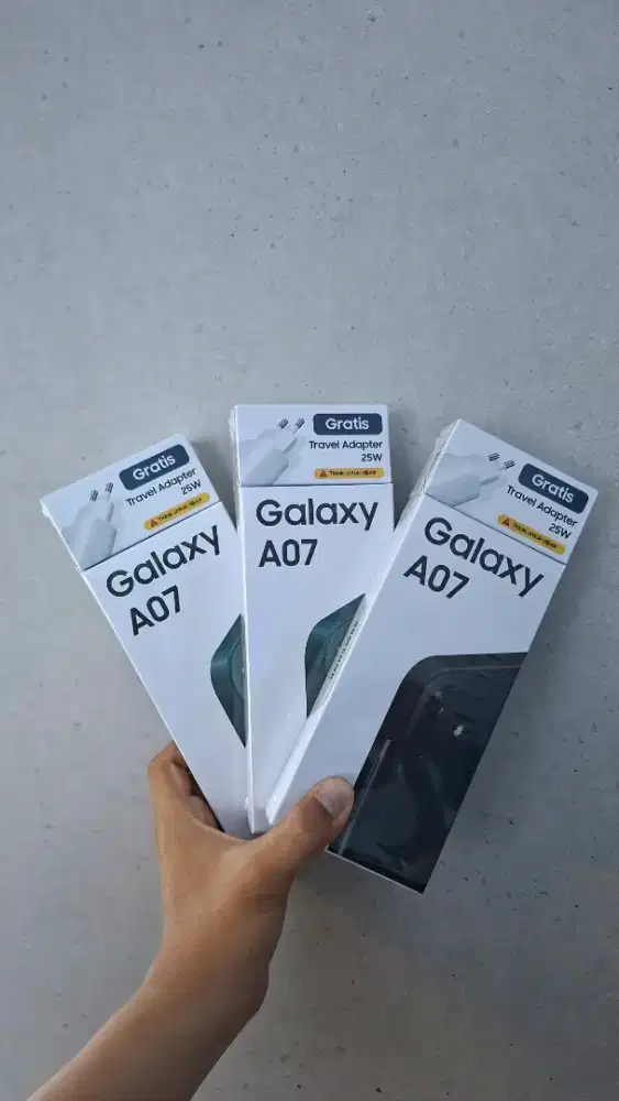 Samsung A07 4+4/64 GB Rp 1.399.000 GRATIS ADAPTOR