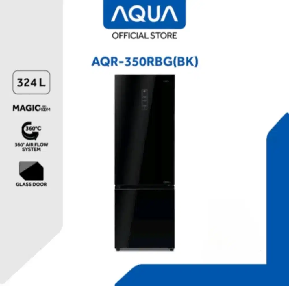 KULKAS 2 PINTU AQUA AQR-350RBG