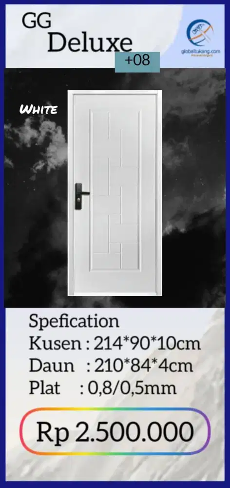 Jual Pintu Deluxe baja full set kota Padang