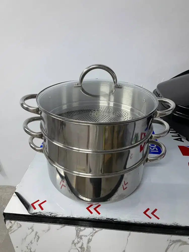 Panci kukus 3 susun, BESAR atau jumbo 40cm