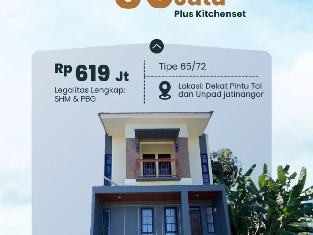 Rumah Dijual Kabupaten Bandung Dekat Kawsan Kampus Jatinangor