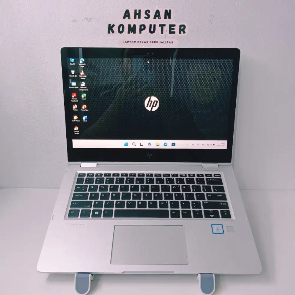 HP ELITEBOOK X360 i7-7600U 8GB 256GB 14 FHD TOUCH BACKLIT SILVER