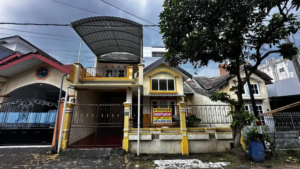 Disewakan Rumah 2,5 Lantai di Griya Shanta Eksekutif, full furnished.