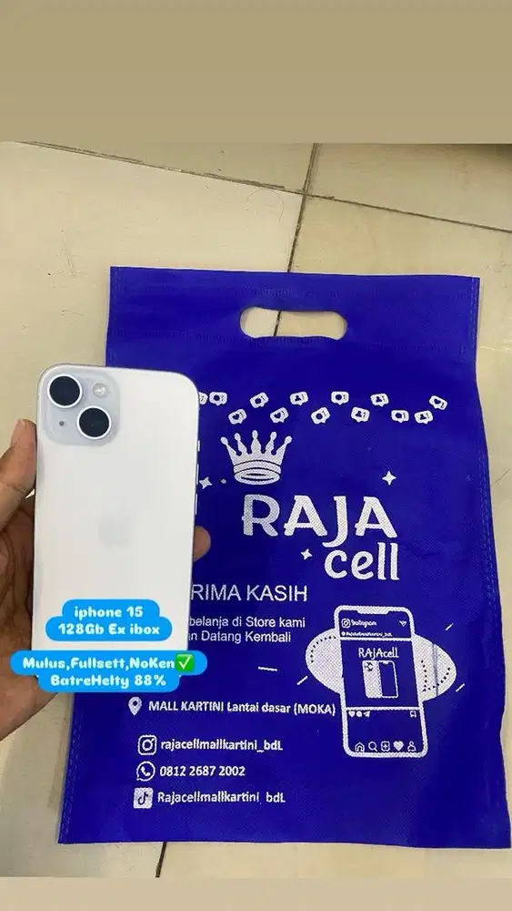 Iphone 15 internal 128Gb Ex ibox