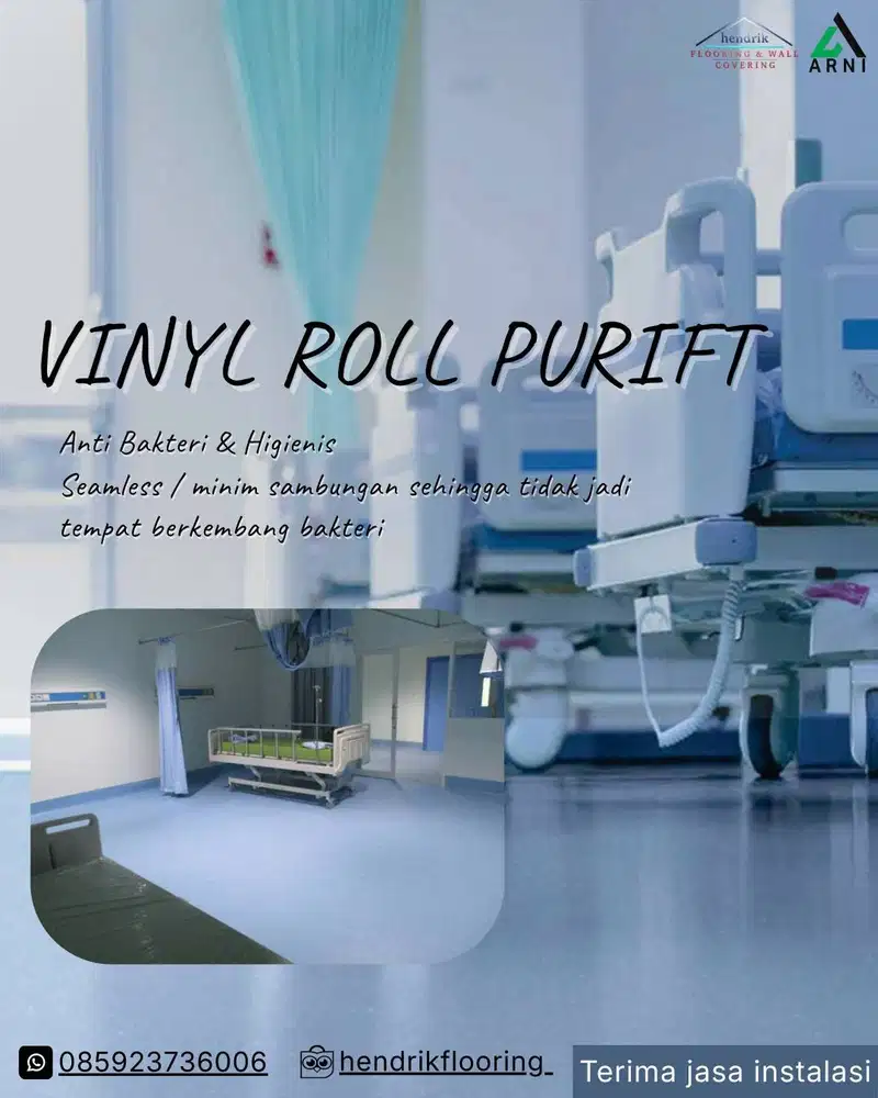 VINYL ROLL PURIFT ANTI BAKTERI
