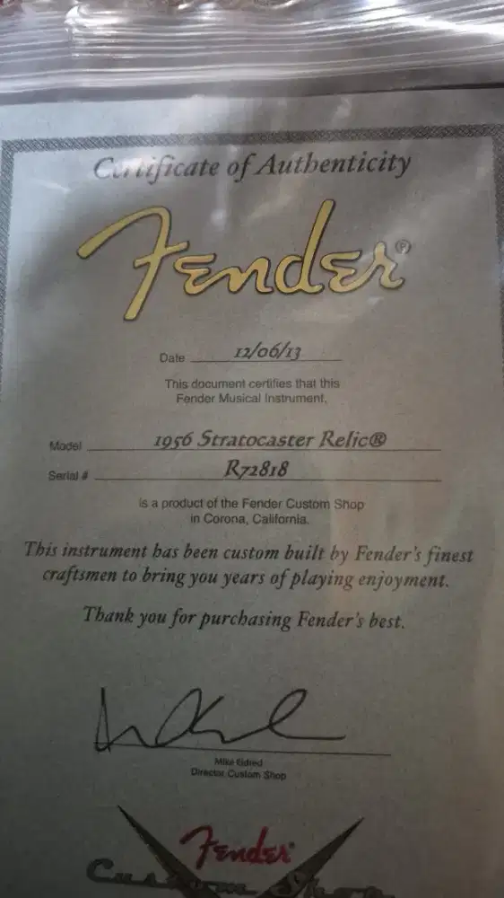 Fender Custom Shop 56 Relic