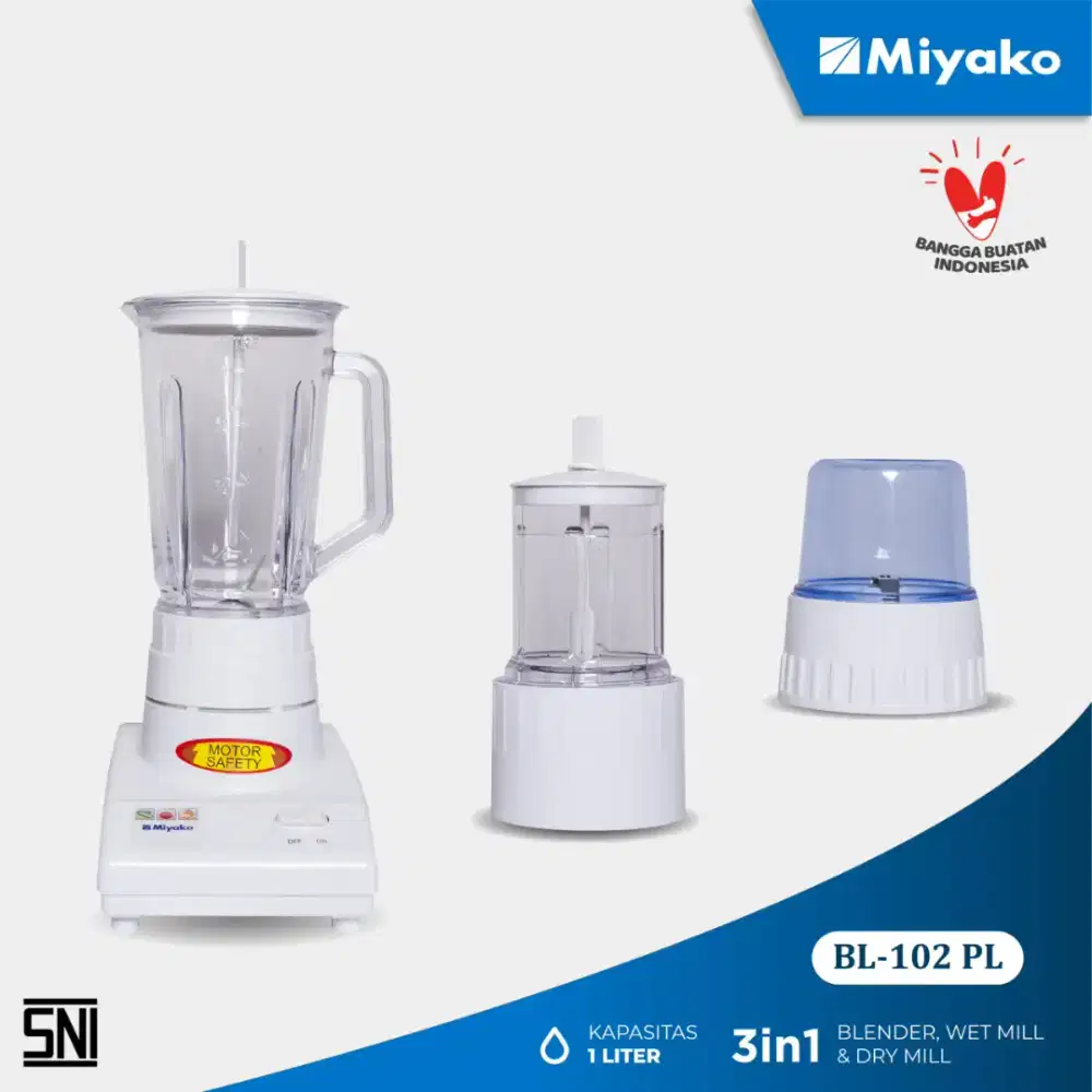 BLENDER MIYAKO BL 102 PL  ( 1 LTR)