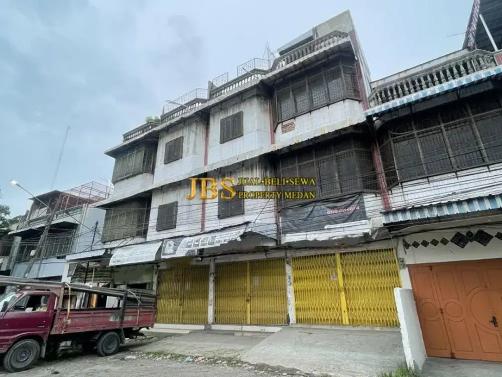 Ruko Gandeng 3 Dijual di Jalan Pertempuran - Brayan (Sebelah siobak seng), Medan