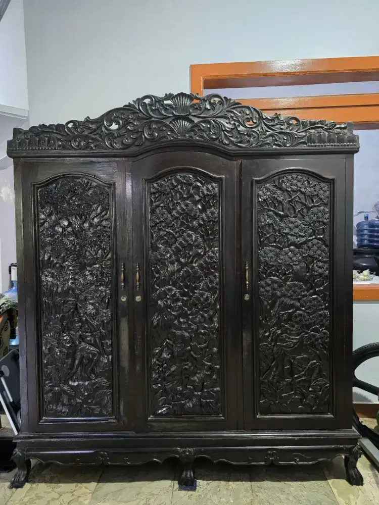 1 set kayu jati asli