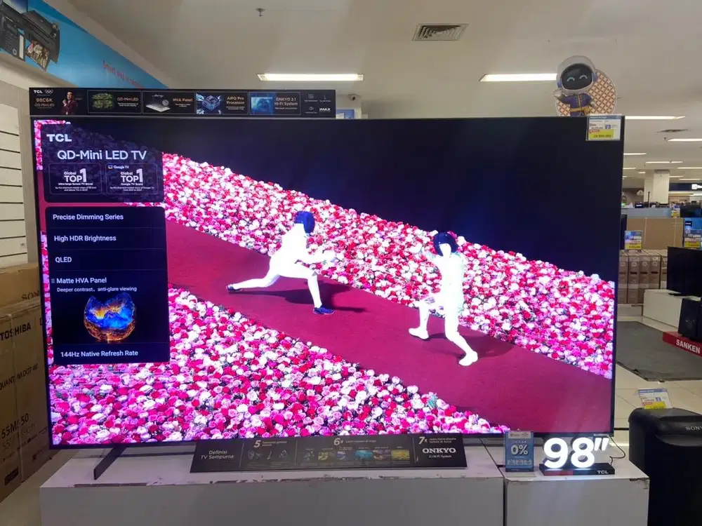 TCL GOOGLE TV QLED 98inch