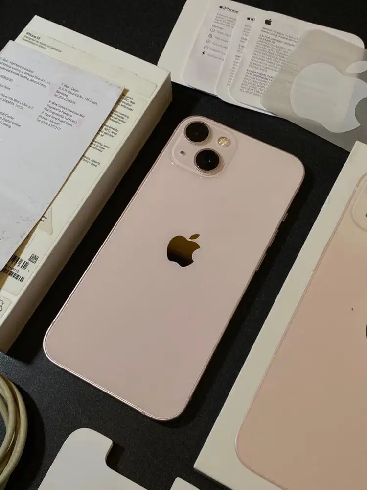 iPhone 13 Pink 256gb iBox, BH 96% ori bukan gantian/suntikan