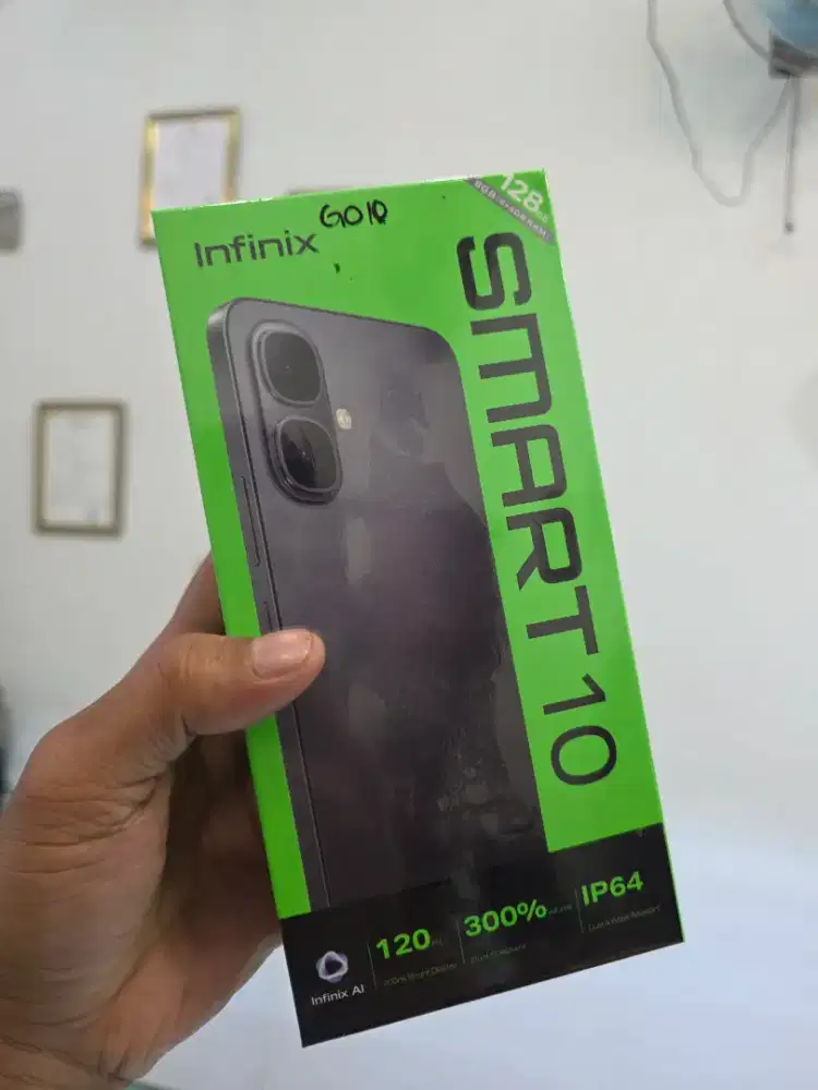 Infinix smart 10 4+4/128 new gold