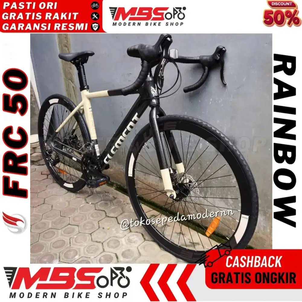 SALE ROADBIKE ELEMENT FRC 50 CARBON LOOK BISA BAYAR PAYLATER (NEW)