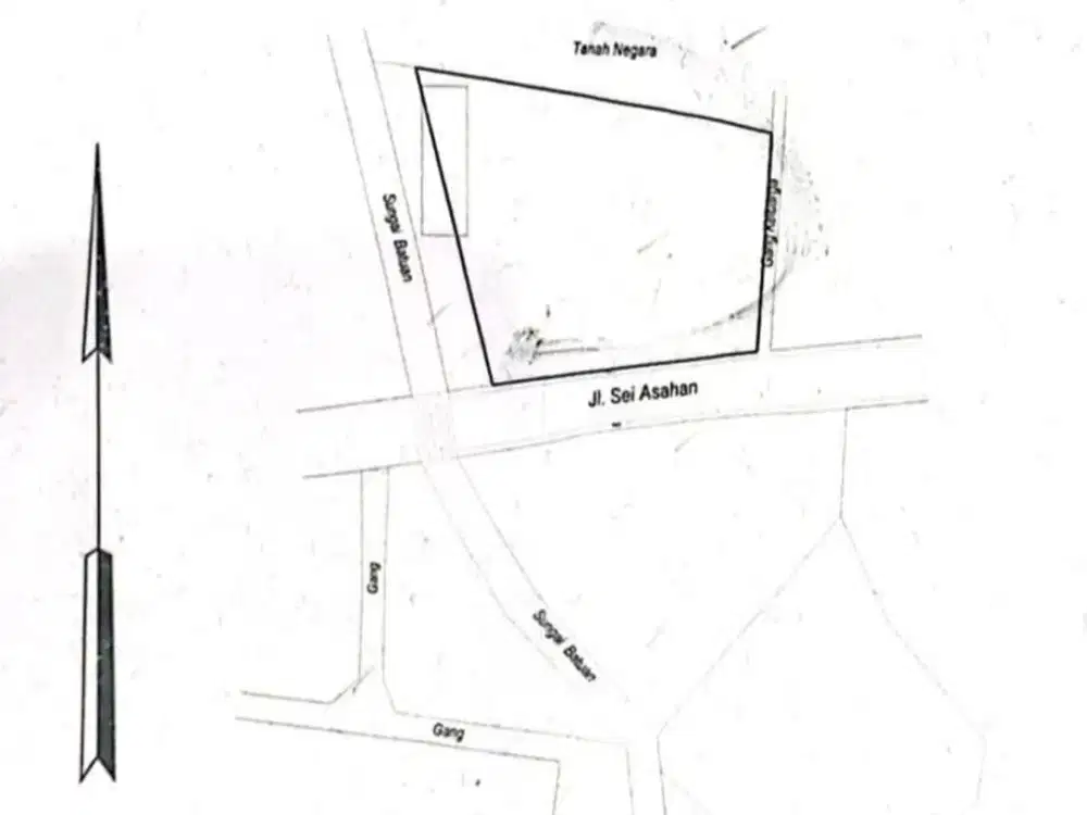 DI JUAL MURAH!!! TANAH DIJALAN SEI ASAHAN MEDAN!!