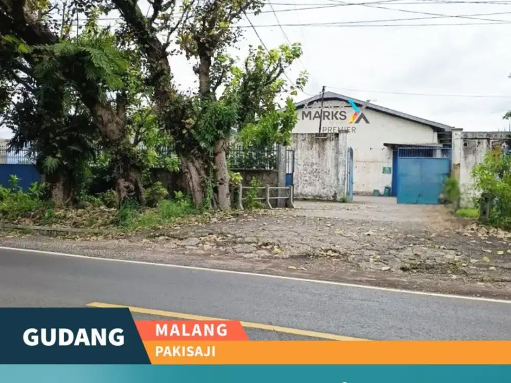Disewakan Gudang Lokasi Poros Pakisaji Malang Row Jalan Lebar