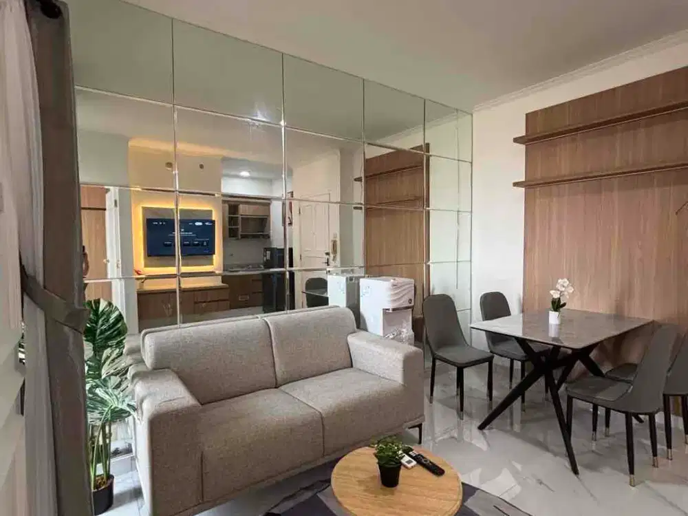 Disewakan 2 Kamar Full Furnish Apartemen Gading Mediterania Baru Renov