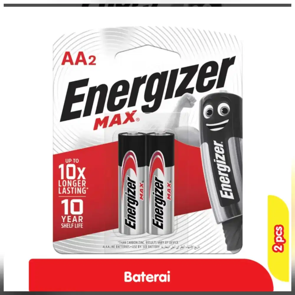 HARGA PROMO: Baterai Energizer MAX AAA (2 pcs)