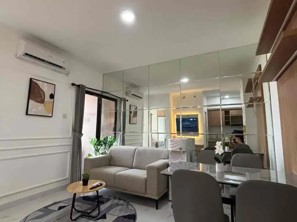 Disewakan 2 Kamar Apartemen Gading Mediterania full Furnish baru