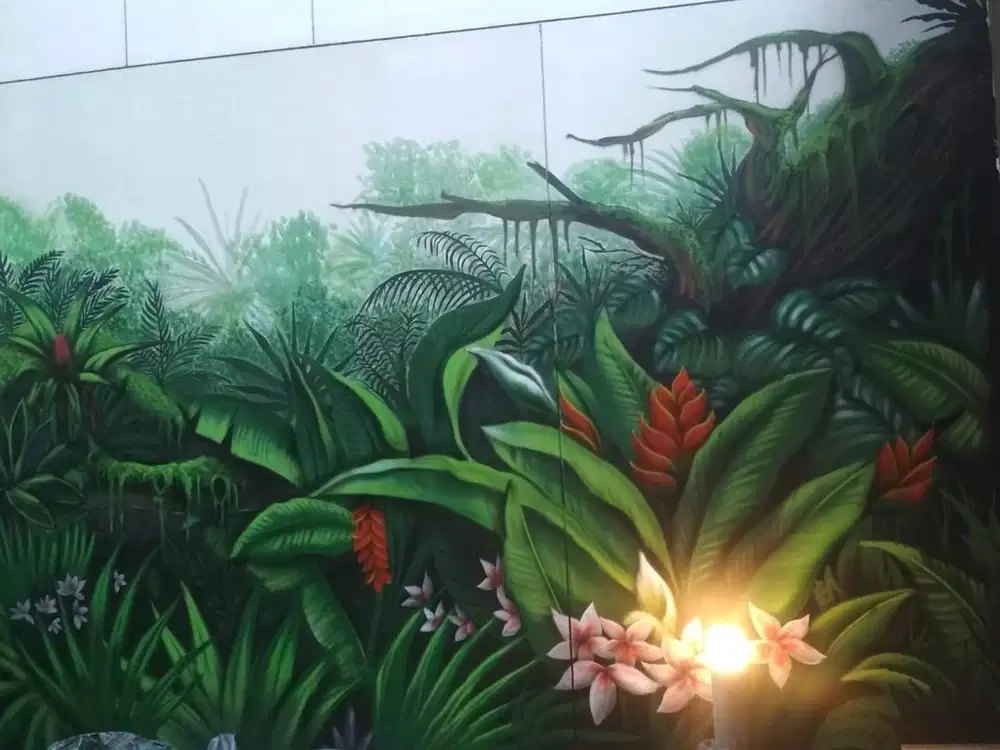 Jasa mural / sketsa wajah / custom jaket