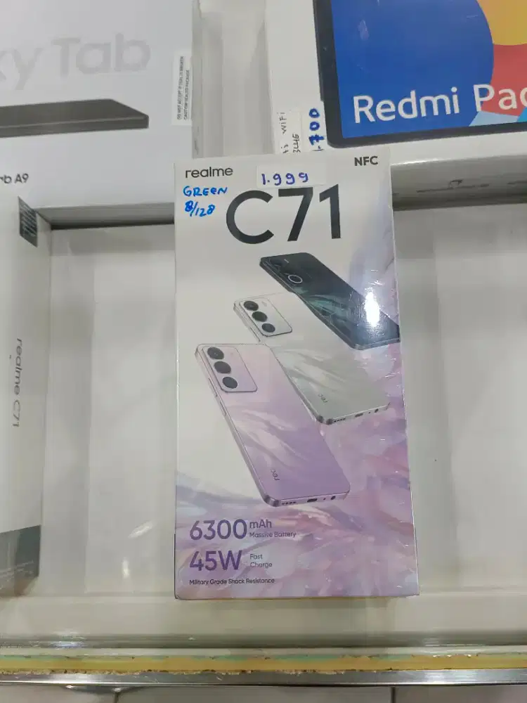 Kredit hp Realme C71 8/128gb proses cepat dna mudah