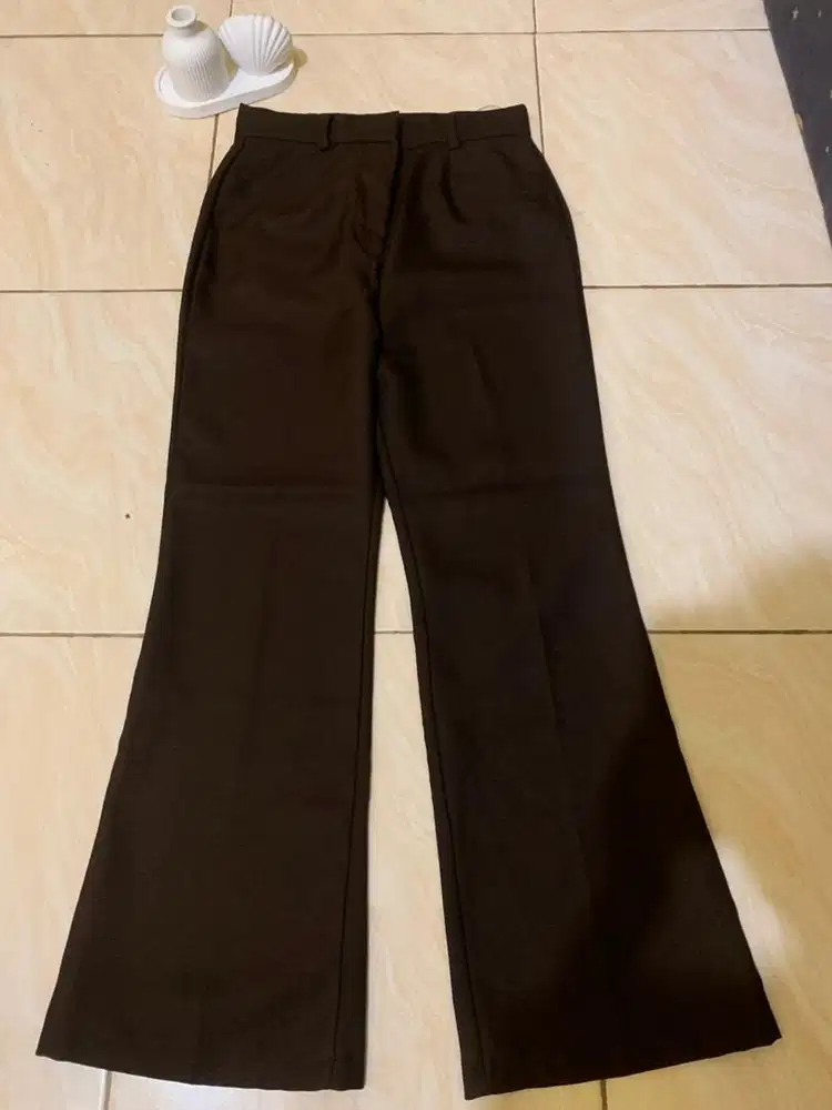 Jual Celana Cutbray Wanita Coklat