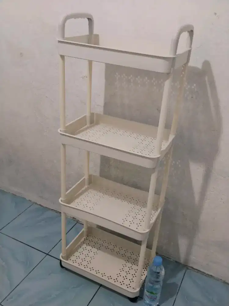 RAK PLASTIK 4 SUSUN VERSI LUMAYAN KOKOH