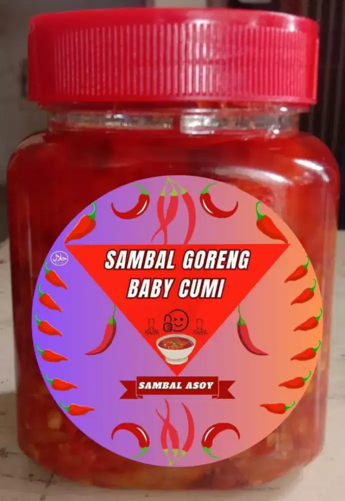 Sambal Goreng Baby Cumi ukuran 200 gr