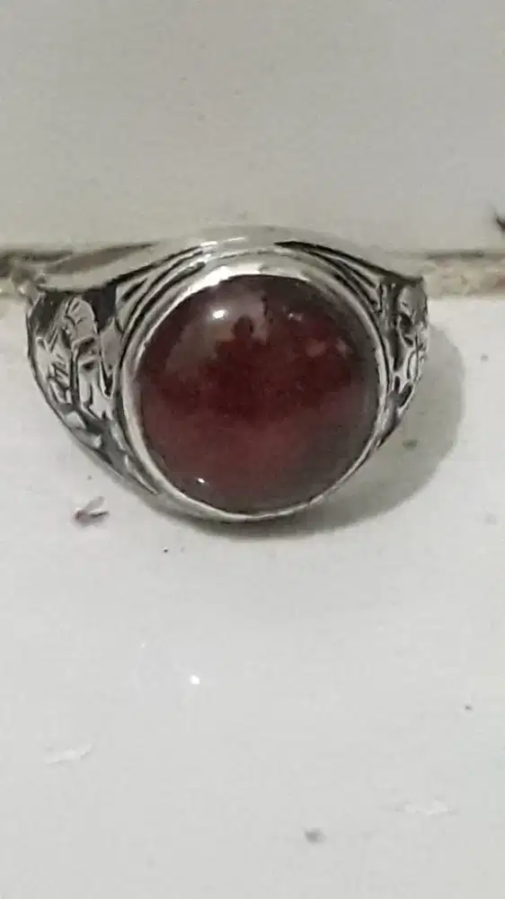 Batu Ruby RING PERAK