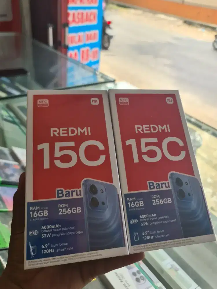 New redmi 15c ram8/256 garansi resmi 1 tshun