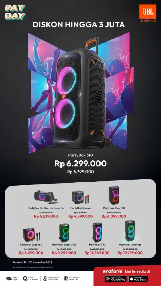 PAYDAY SPECIAL!! DISKON SPEAKER JBL HINGGA 3JTAAN