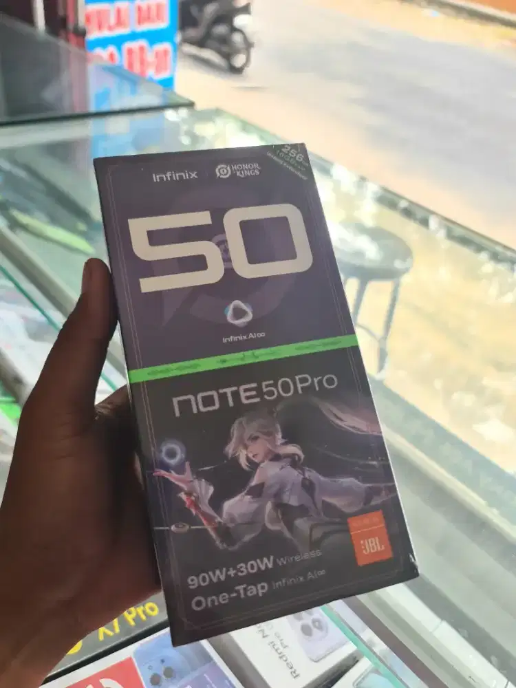 New infinix note 50 pro ram8/256 gransi resmi 1 tahun