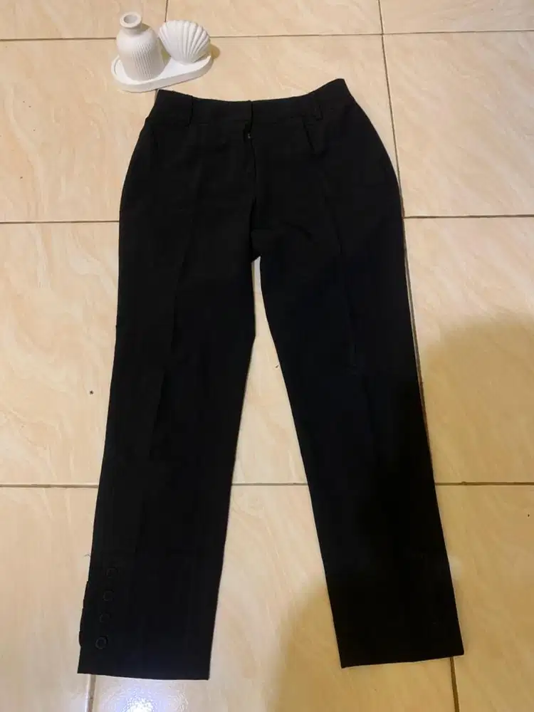 Jual Celana Bahan Wanita Hitam