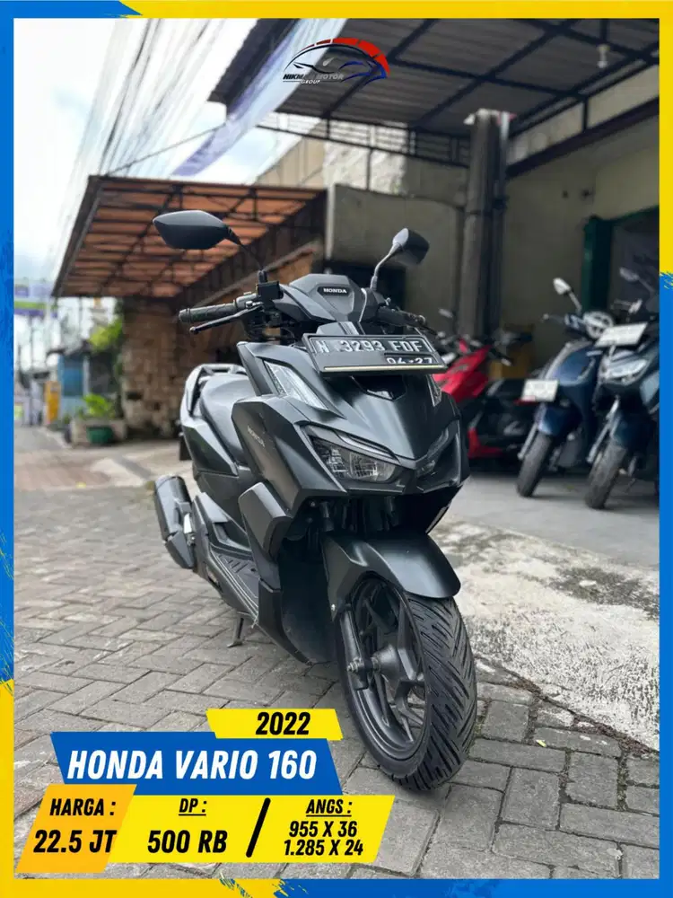 HONDA VARIO 160 2022 BARANG CIAMIK BOSS HIKMAH MOTOR KEPUH MALANG