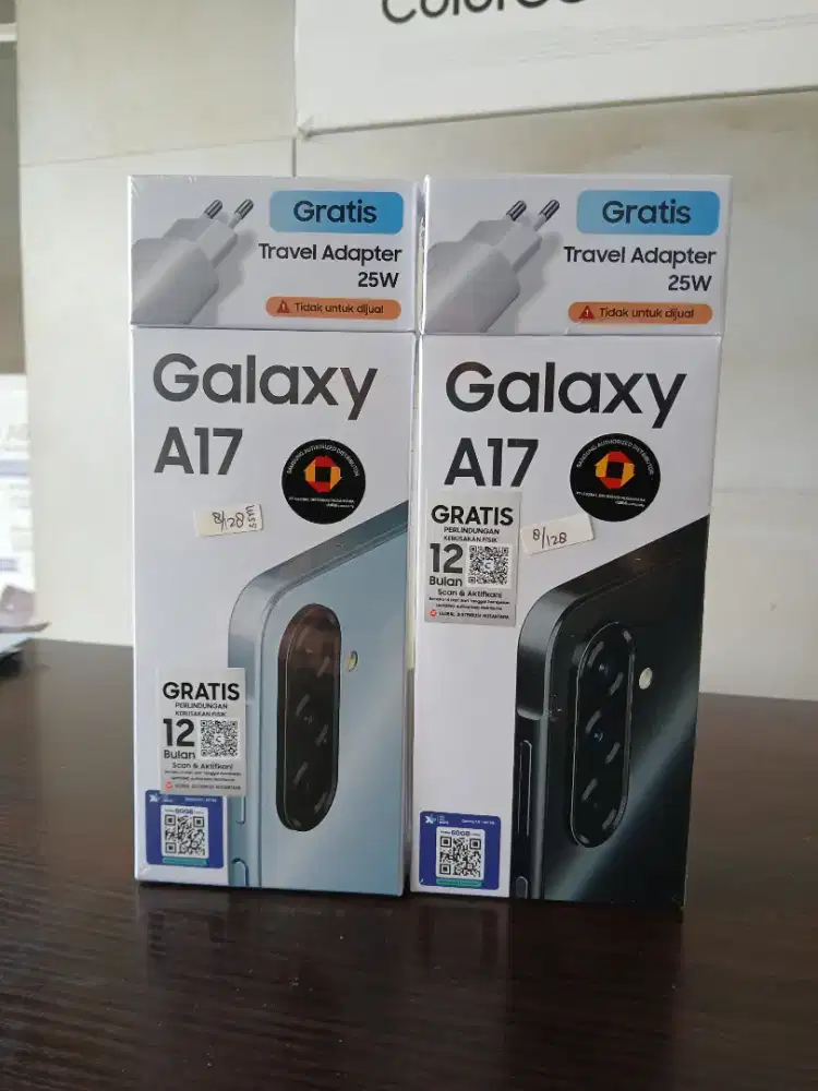 Samsung A17 LTE 8+8/128GB,50MP OIS, Baru fresh segel Garansi resmi.