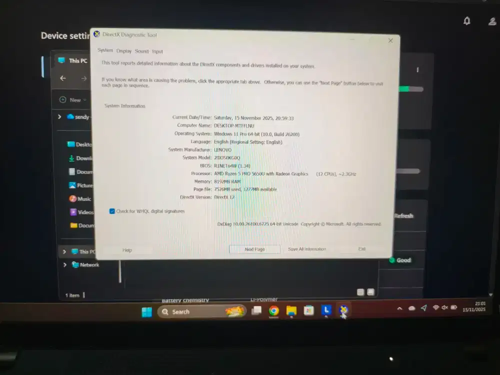 Lenovo Thinkpad X13 Gen 2